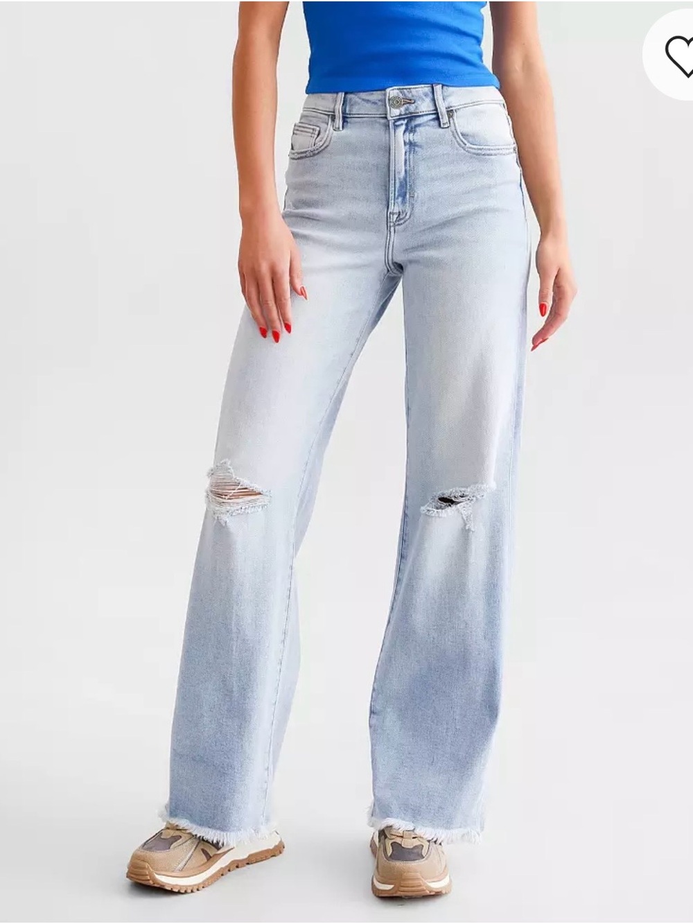HIDDEN Wide Leg Stretch Jeans